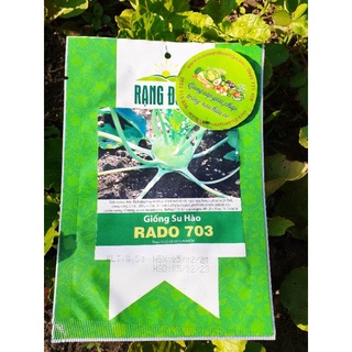 [Rạng Đông] Hạt Giống Su Hào Rado 703 Gói 0,5 g Giòn Ngọt, Dễ Trồng 0.5gr
