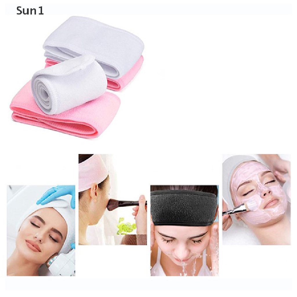 Băng Đô Thể Thao Sun1 &gt; Băng Đô Khóa Dán 8 Kiểu Màu Trơn Co Giãn Tốt Dùng Khi Tập Yoga / Tắm