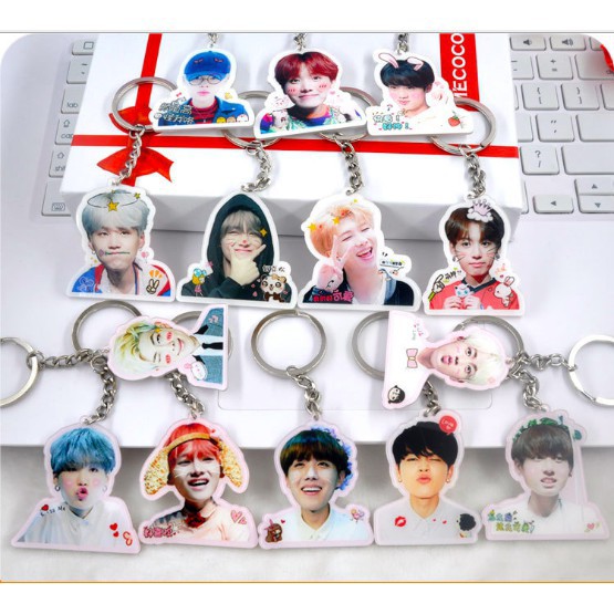 Móc khoá mika thành viên Bangtan