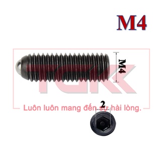 Vít trí đầu bi thép đen M4