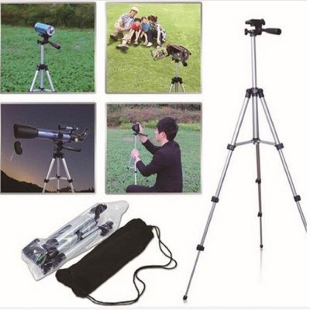 Đế kẹp điện thoại, máy ảnh giá đỡ 3 chân Tripod TF 3110