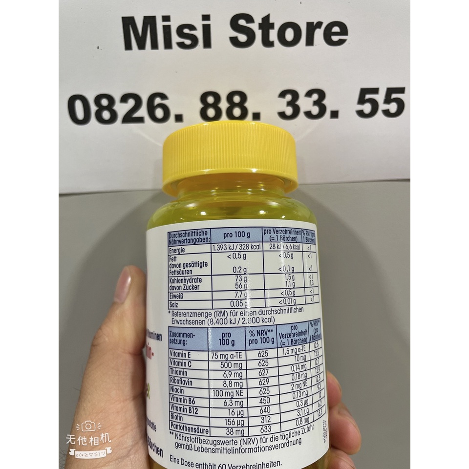 Kẹo Gấu Multivitamin Barchen , Mivolis Đức,