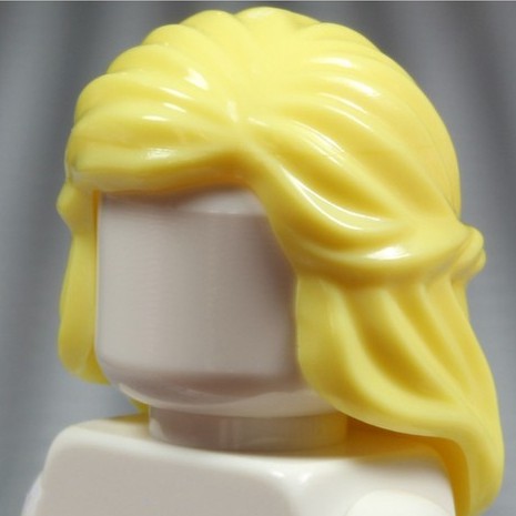 Phụ Kiện LEGO Minifigures: Tóc Công Chúa Màu Vàng Sáng Nhạt ID 4550924 59363