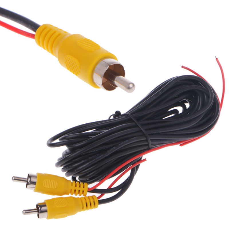 Dây Cáp Âm Thanh RCA Cho Camera Sau Xe Hơi