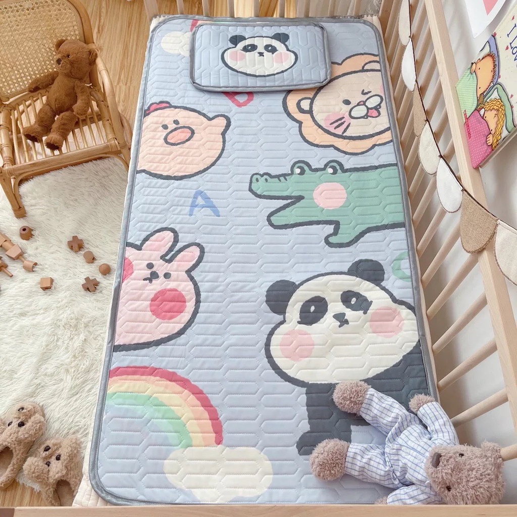 Chiếu điều hòa+gối cho bé_