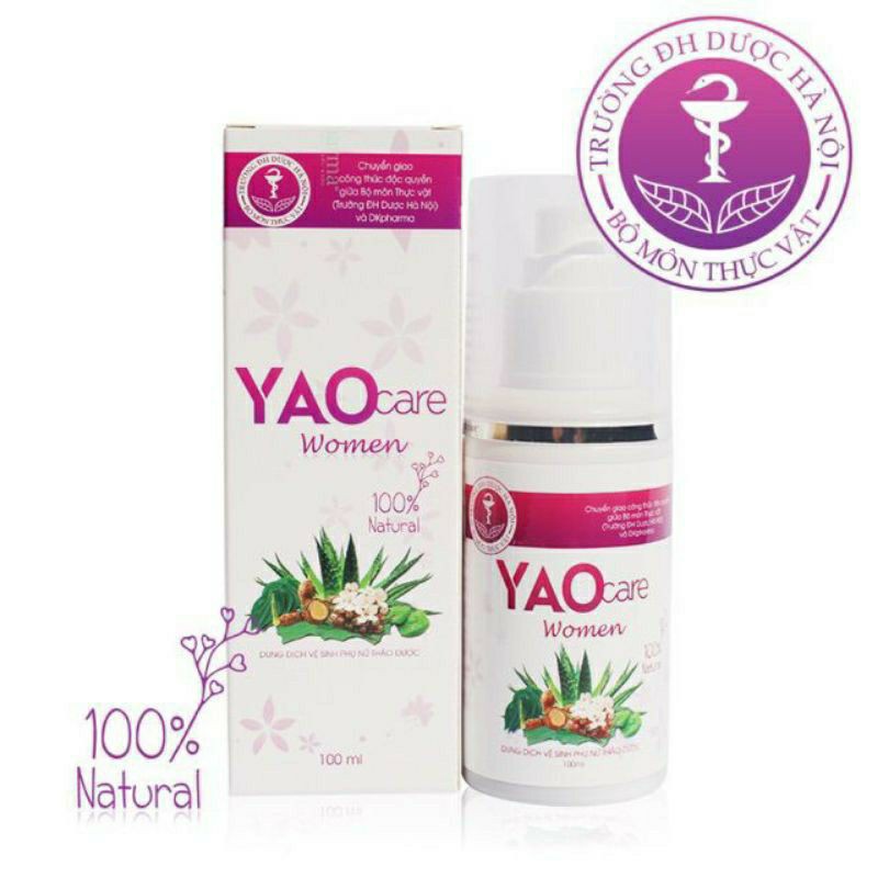 YAOCare Women -Dung dịch vệ sinh phụ nữ chuyên dùng mẹ bầu và phụ nữ sau sinh (hộp 100ml)