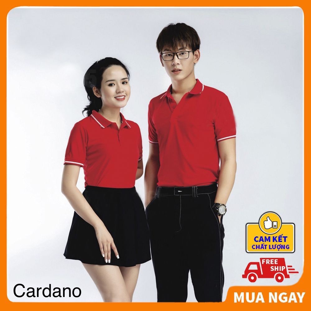 Áo polo nam nữ Cardano đẹp ngắn tay có cổ vải không xù nhập khẩu Châu Âu | BigBuy360 - bigbuy360.vn