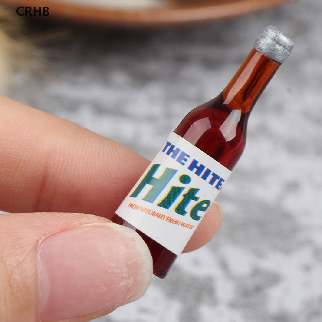 Bộ 8 Chai Rượu Mini Tỉ Lệ 1: 12 Dùng Trang Trí Nhà Búp Bê Mới