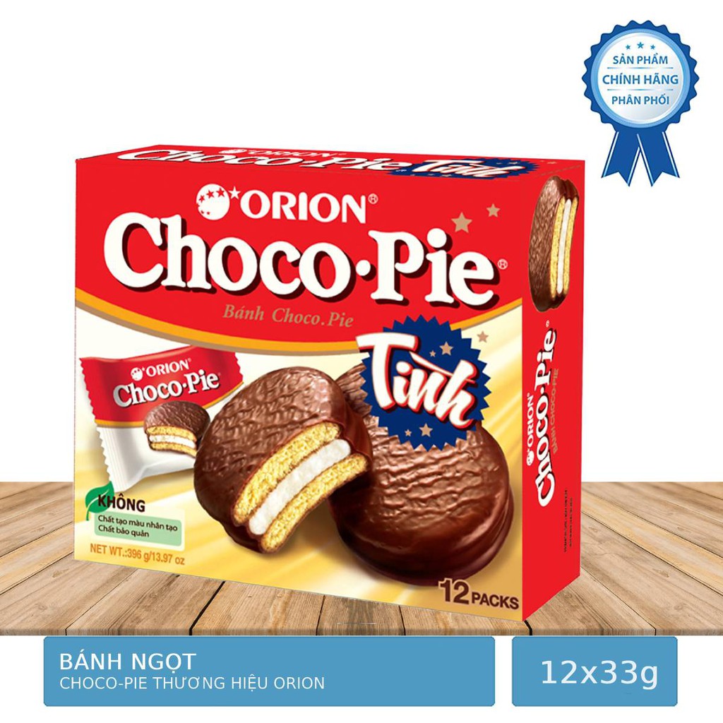 Hộp 12 Gói Bánh Ngọt Orion Choco Pie 33g/gói
