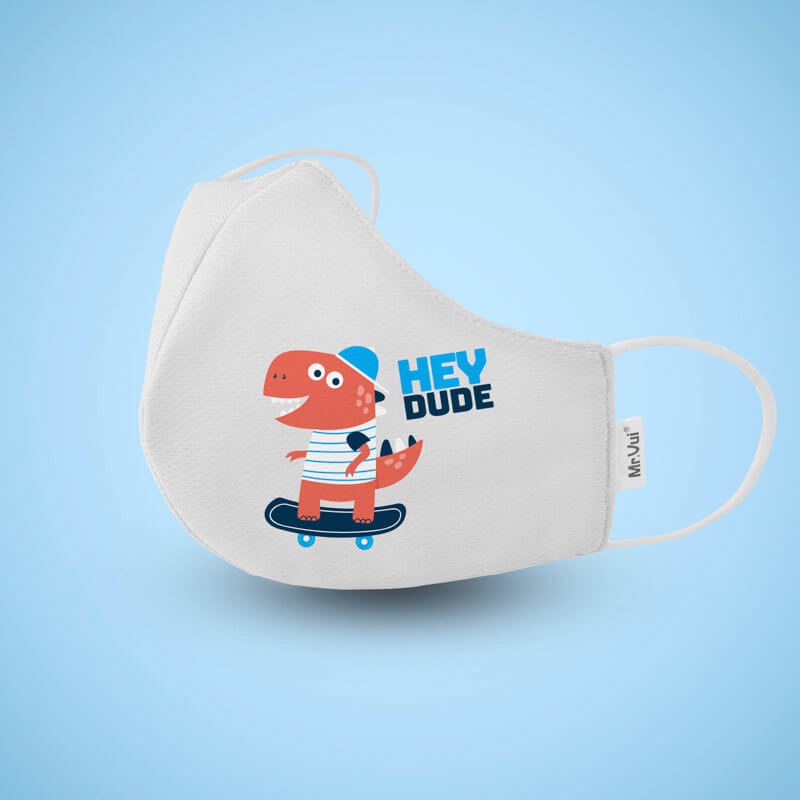 Khẩu trang vải Mr Vui Kháng Khuẩn 3 lớp cho bé KTKK006 (Hình ngẫu nhiên)