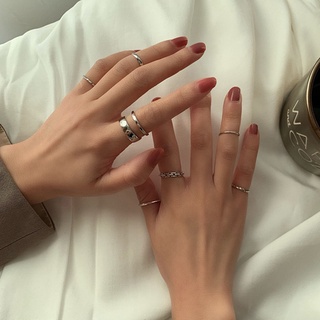 Set 7 Nhẫn Thời Trang Hàn Quốc Cho Nữ