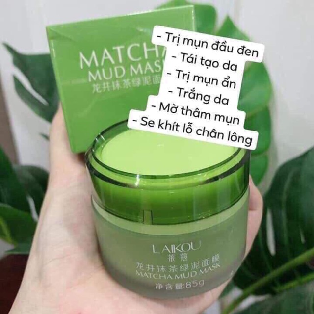Mặt nạ Laikou Matcha Mud Mask