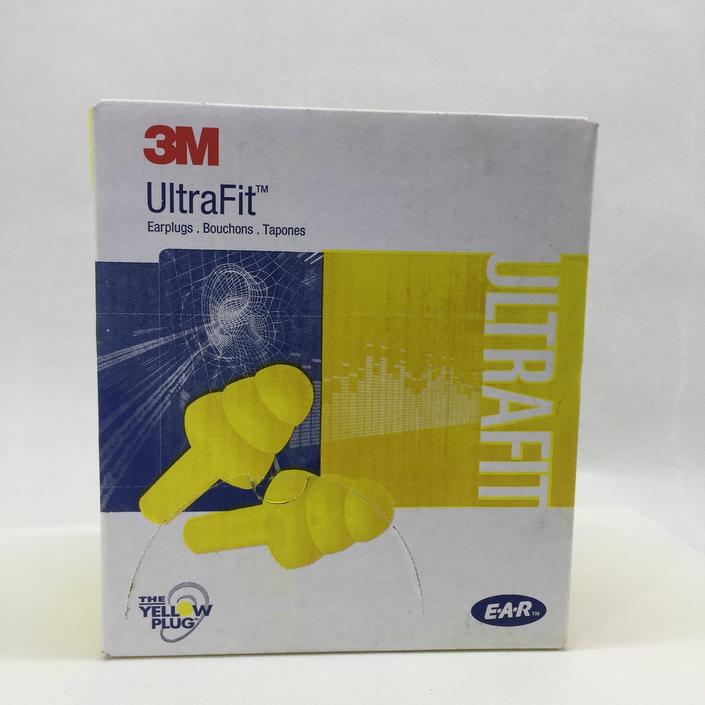 [Hàng chính hãng] Nút Tai Chống Ồn 3M E-A-R UltraFit 340-4004, Có Dây, 3 tầng, độ giảm ồn NRR 25dB