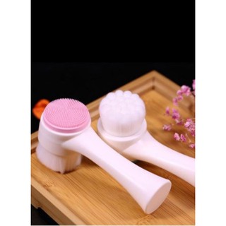 Cọ rửa mặt 2 đầu hàn quốc siêu mềm mịn