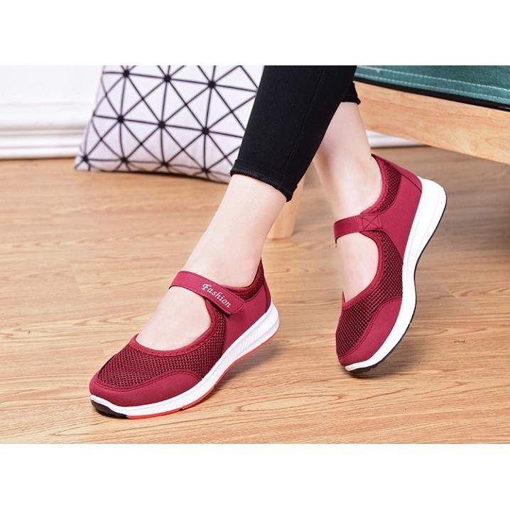Giày Mọi Nữ, Giày Lười Nữ Trung Niên, Trẻ Trung Êm Thoáng | BigBuy360 - bigbuy360.vn