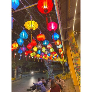 Đèn lồng Hội An treo ngoài trời 30cm-45cm