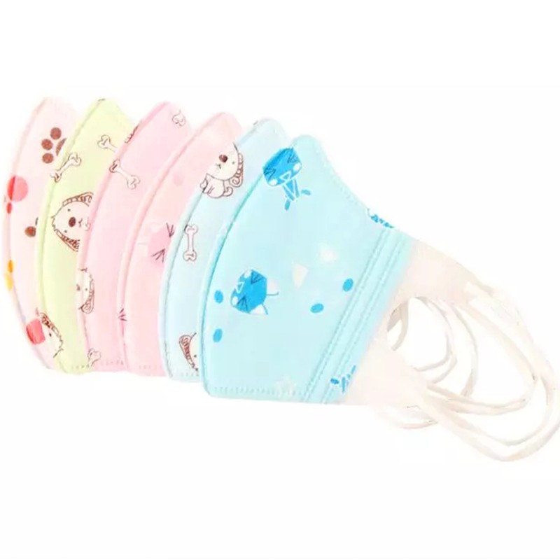 Set 10 khẩu trang y tế kháng khuẩn đáng yêu cho bé