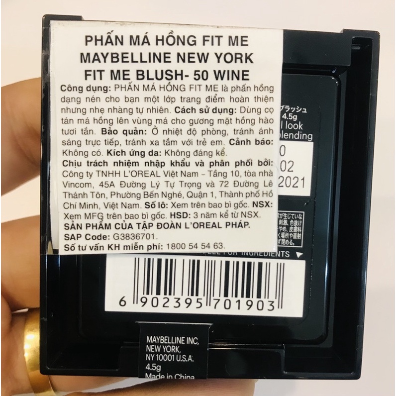 PHẤN MÁ HỒNG FIT ME BLUSH MAYBELLINE NEW YORK