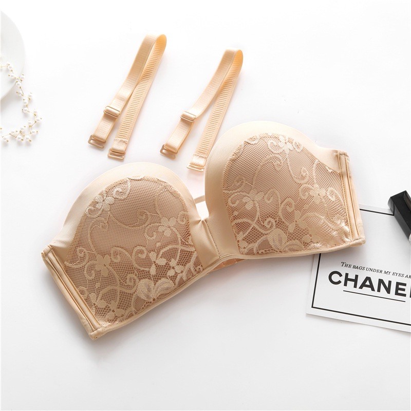 {SaLe}Áo Ngực Không dây Chống tụt Nâng ngực , Tặng kèm dây vai