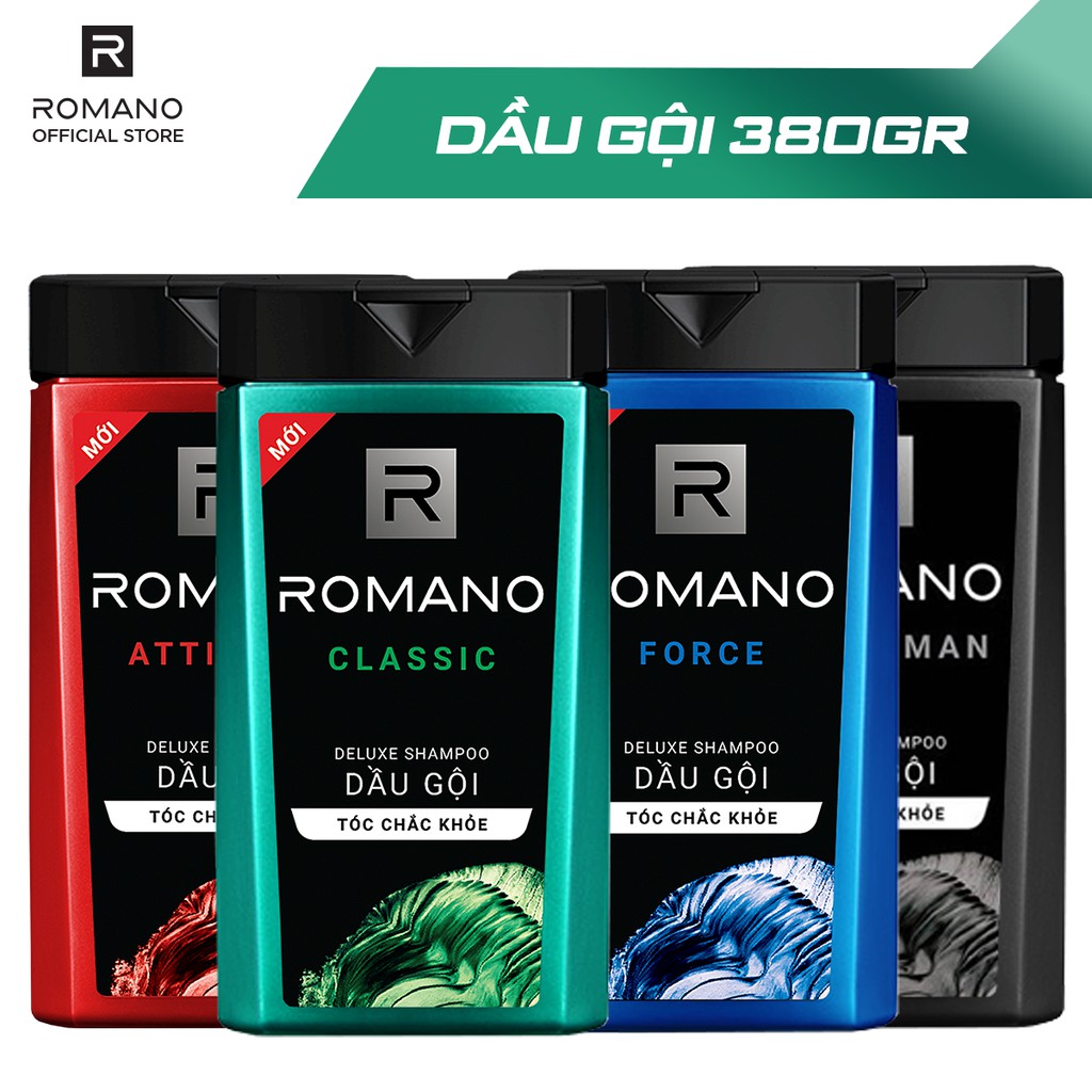 Dầu gội Romano hương nước hoa 380gr