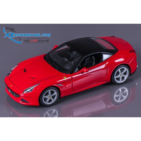 Xe Mô Hình Ferrari California T 1:18 Close Top Bburago (Đỏ)