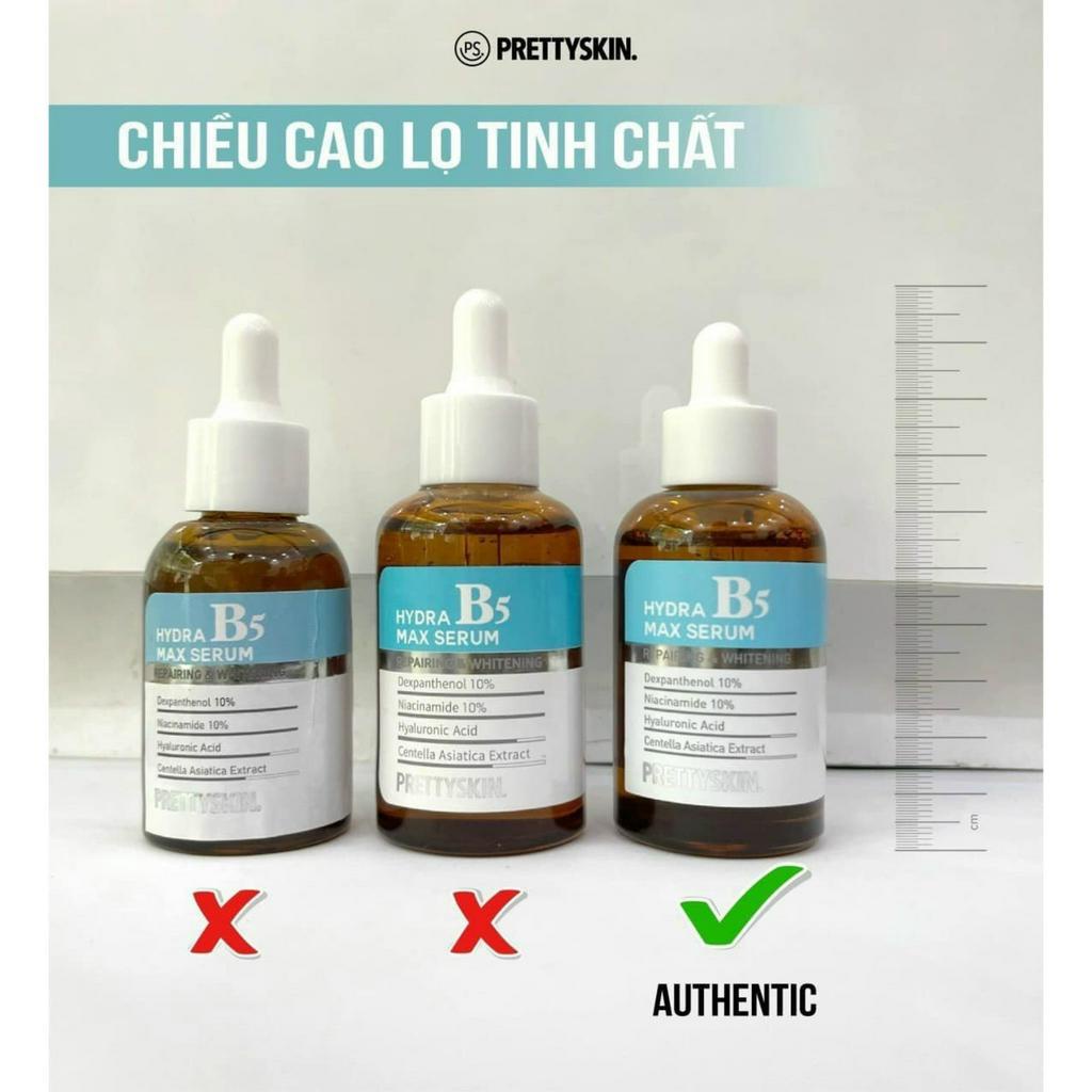 Serum B5 phục hồi, tinh chất dưỡng trắng da Hydra B5 Max Serum Repairing Whitening Prettyskin 50ml | BigBuy360 - bigbuy360.vn