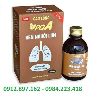 Cao lỏng pqa phế quản người lớn - hen người lớn