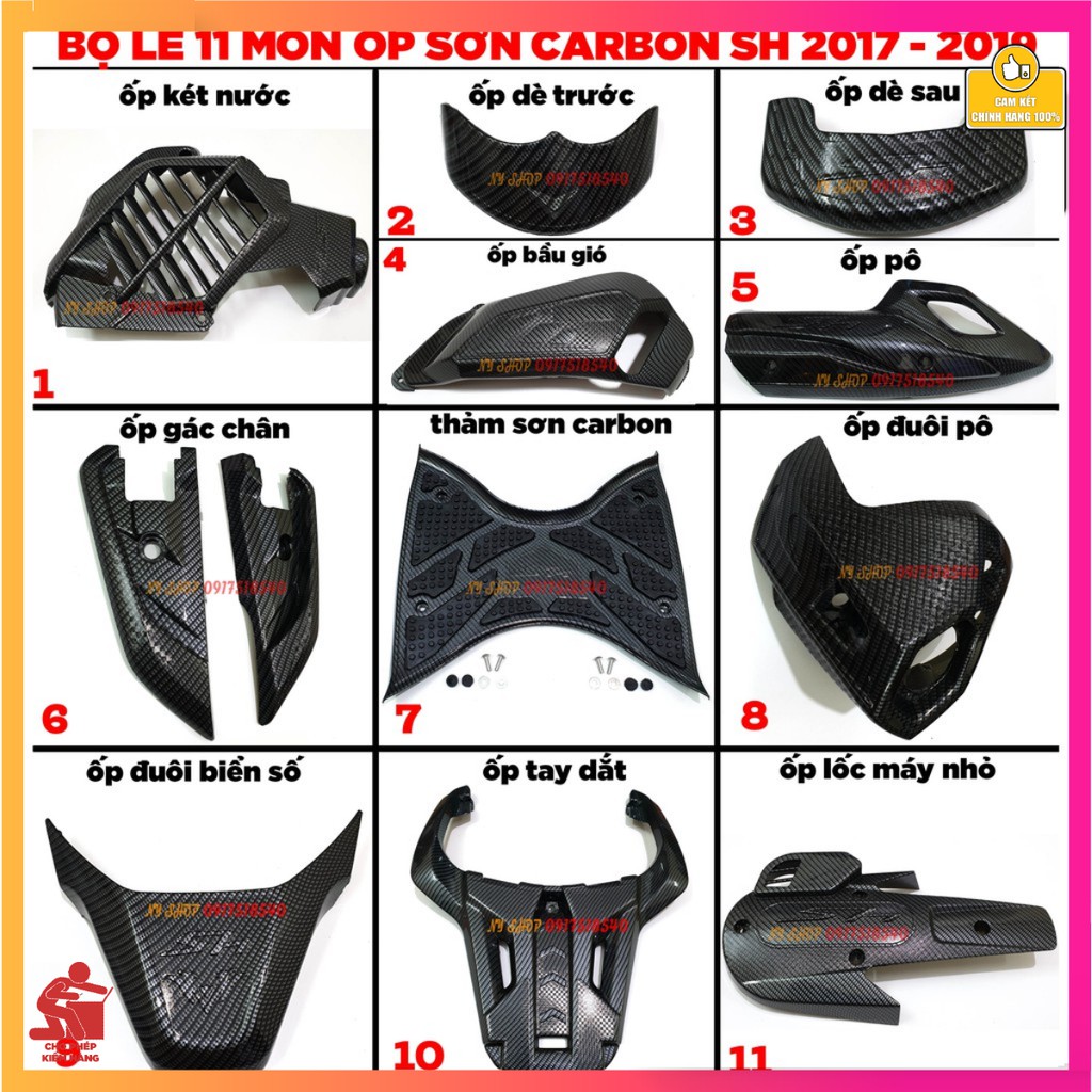 💥 11 MÓN 💥 CARBON CHO SH 2017-2019 (HÀNG ARTISTAR LOẠI 1)