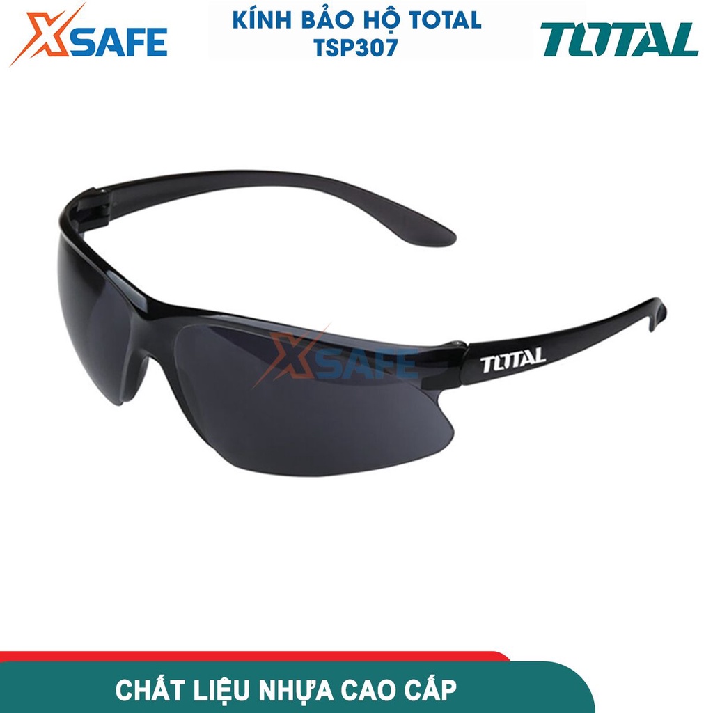 Kính bảo hộ dùng hàn điện TOTAL TSP307 độ tối 10, siêu nhẹ, góc nhìn rộng, bảo vệ mắt cho thợ hàn sắt, thép, inox