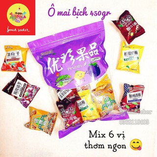 COMBO GÓI TO Ô MAI MIX VỊ 500GR --VỊ MƠ TÁO MẬN CHANH XÍ MUỘI #YUMMYCHEWY 🍇🍏🍋