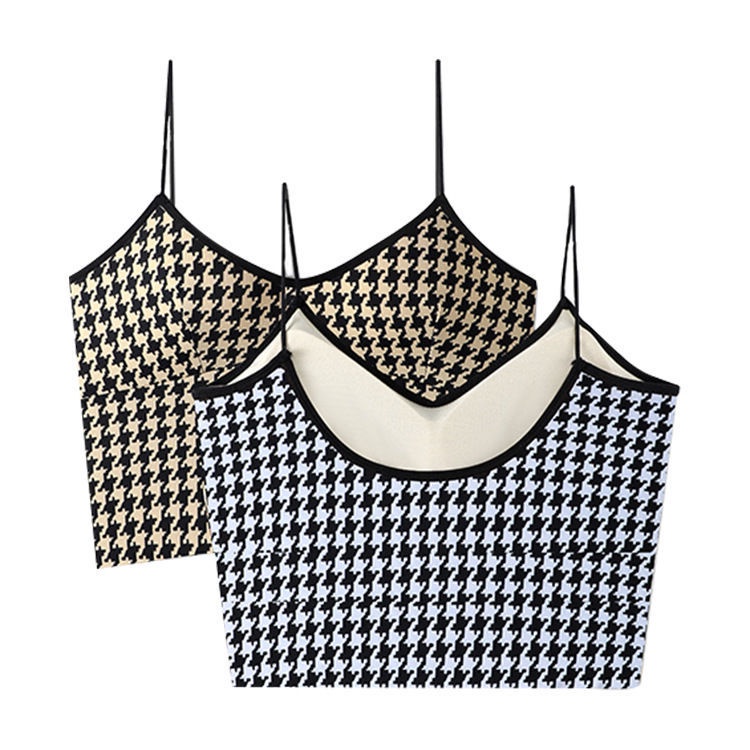 Áo Lót Lụa Lạnh Hai Dây Có Đệm Ngực Hình Chữ U Nhỏ Xinh Lưng Đẹp Mẫu 2022