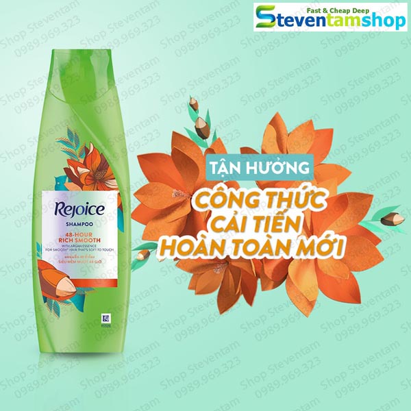 Dầu gội REJOICE siêu mượt 900g