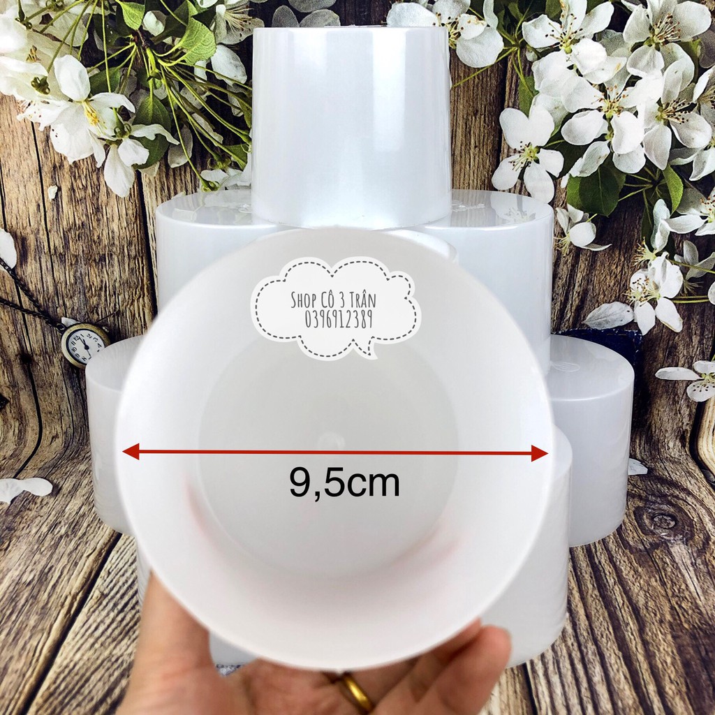 Lốc 10 chung làm đá SIÊU LỚN HPL30 HOFACO - Chung nhựa siêu lớn làm đá an toàn, tiện lợi, cao cấp