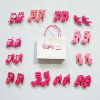 Set 24 đôi giày ngẩu nhiên dành cho búp bê Barbie