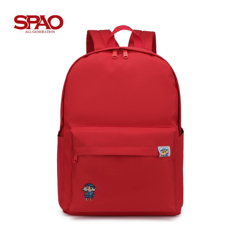 SPAO Balo Đi Học 21 Năm Họa Tiết Cậu Bé Bút Chì Shin-Chan Dễ Thương Phong Cách Hàn Quốc Cho Học Sinh/Du Lịch