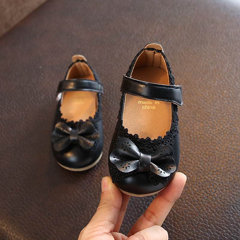 Giày Sandal Đính Nơ Cho Bé Gái