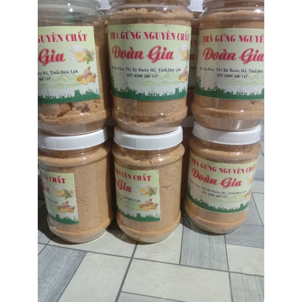 Trà gừng hòa tan đường phèn mẫu mới, đậm đà hơn, ngon hơn 400gr