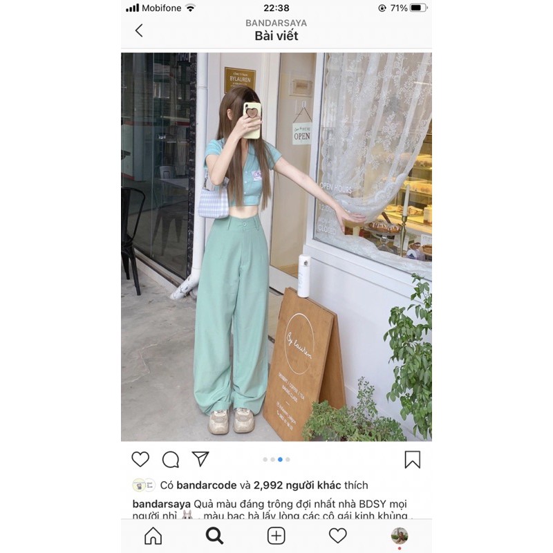 Thanh lý quần mint của bandarsaya mới 100%