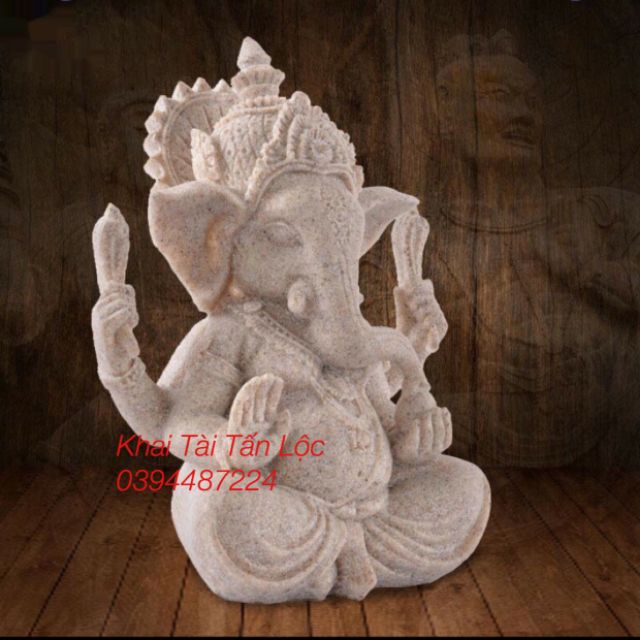 Tượng voi thần Ganesha cao 9 cm