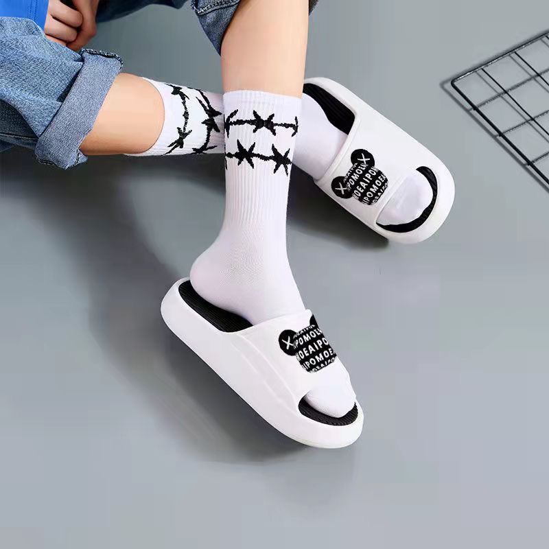 Dép quai ngang nam nữ eva đế cao 5cm đi mưa đi du lịch cực yêu