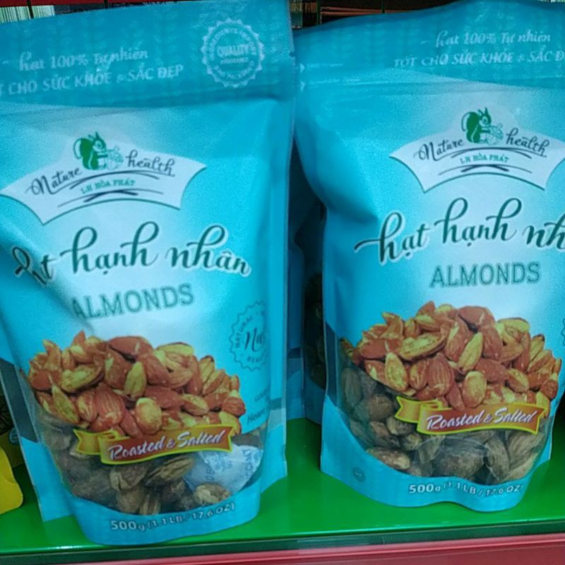 Hạt hạnh nhân Almonds 500g