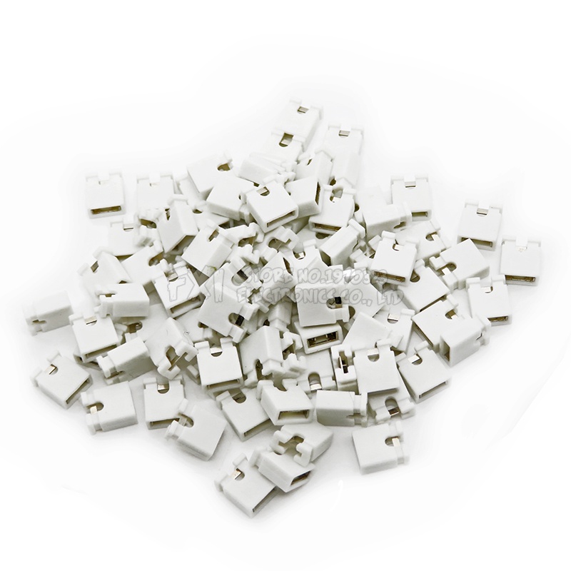 Bộ 100 Cái Chốt 2.4mm + Đầu Dây + Vỏ Bọc Màu Đen / Vàng / Xanh Lá / Đỏ / Xanh Dương Cho Arduino