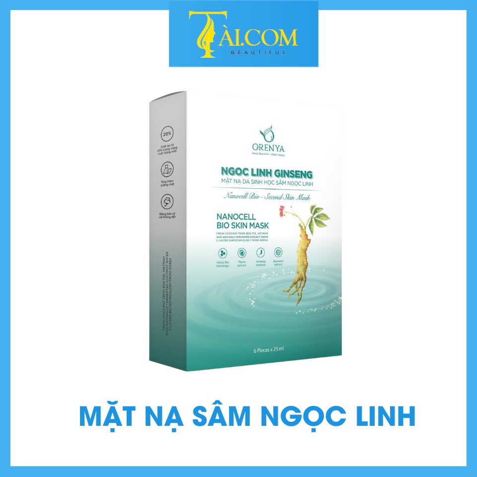 Mặt Nạ Da Sinh Học Sâm Ngọc Linh – Ngoc Linh Ginseng Second Skin Mask
