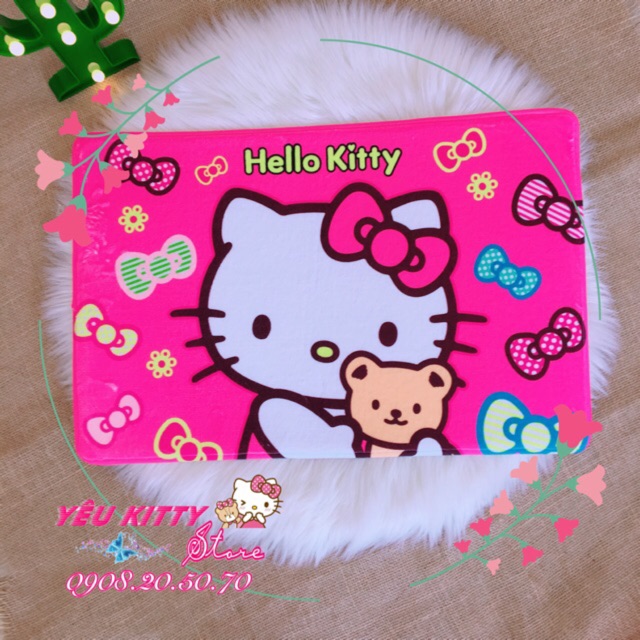 Thảm chữ nhật 40*60cm Hello Kitty