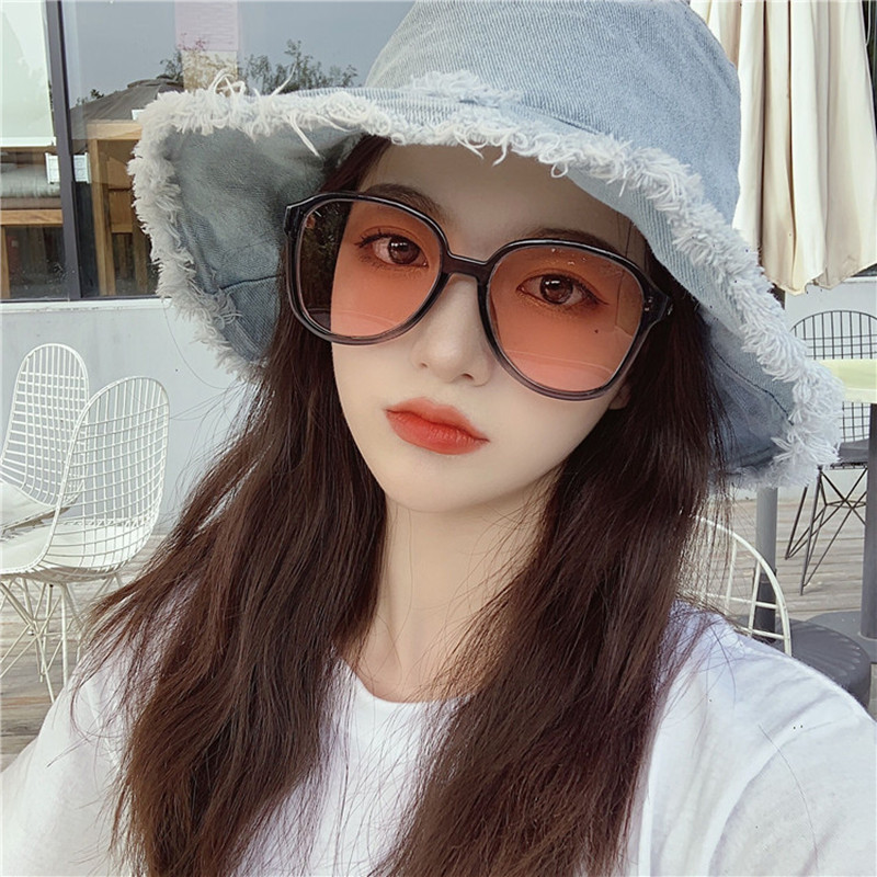 (Hàng Mới Về) Kính Mát Thời Trang Hàn Quốc Phong Cách Retro Cho Nữ