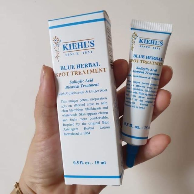 Kem chấm mụn Kiehl's Blue Herbal Spot Treatment | Shopee Việt Nam