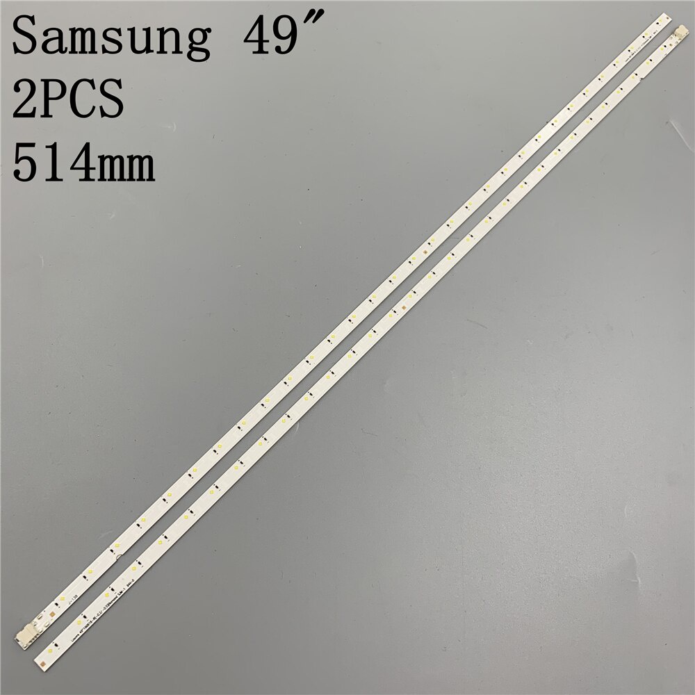 2 Cái / bộ Bộ Đèn Nền Cho Samsung 49inch UA49K5100AR UA49K5100ARXXP Brandnew Plug and Play