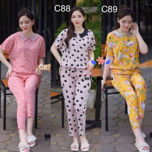 Set bộ quần áo mặc nhà cho nữ đẹp