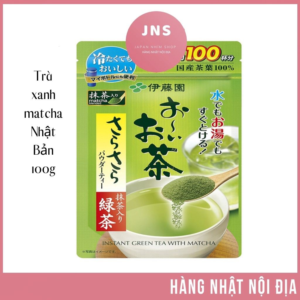 Trà xanh matcha -  Bột Trà Xanh Nguyên Chất Nhật Bản 100g