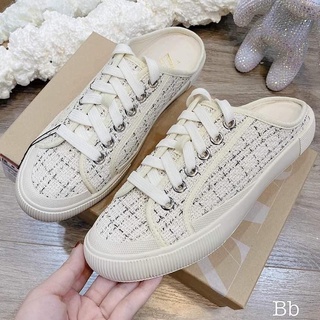Giày sục zara , sục đạp gót kiểu dáng trẻ đẹp màu kem hot 2022